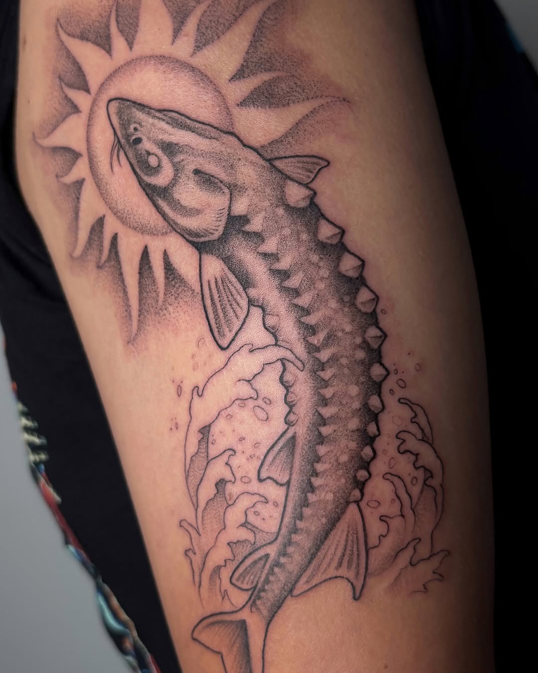 Dotwork Sturgeon
