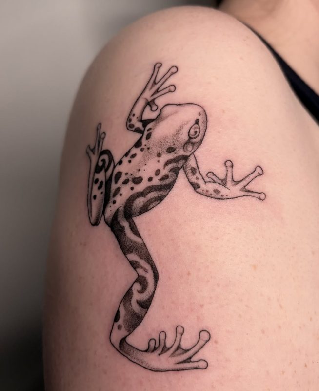 Dotwork Frog