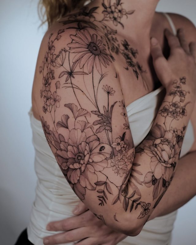 Floral Fine Line
