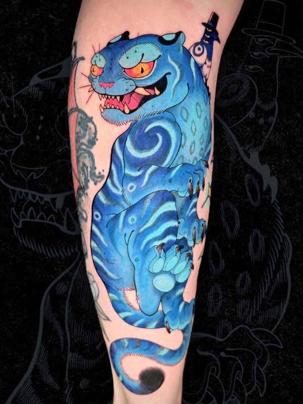 Blue Cat Creature