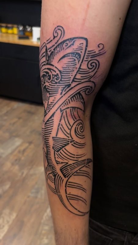 Maori Shark Design