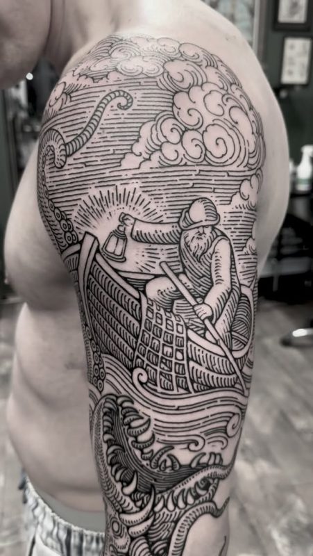 Sailor and Kraken