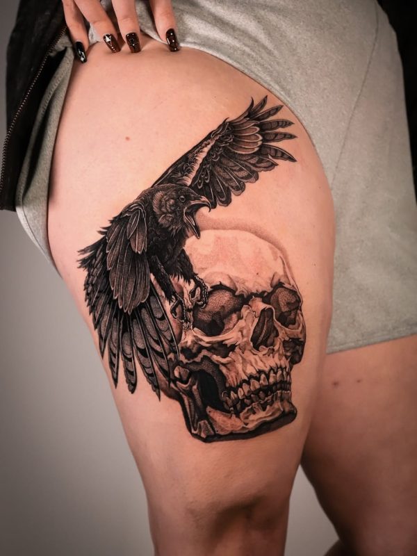 Raven Skull