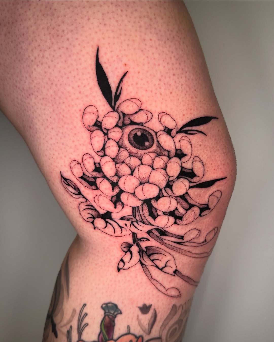 Dotwork Floral Eye