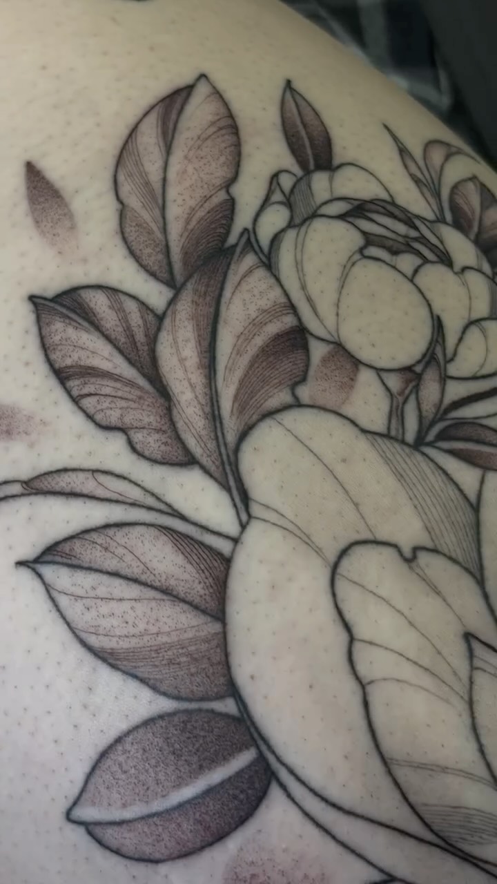 Dotwork Floral