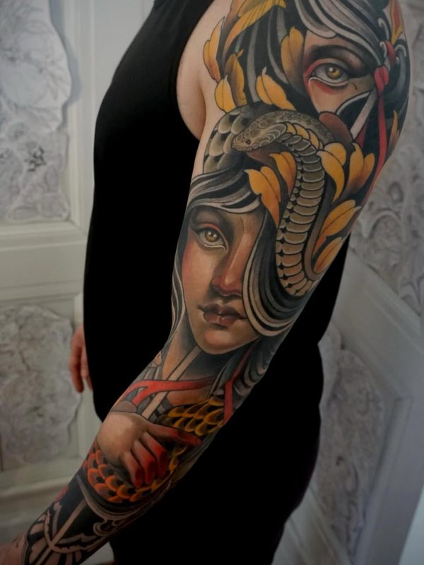 Woman and Snake