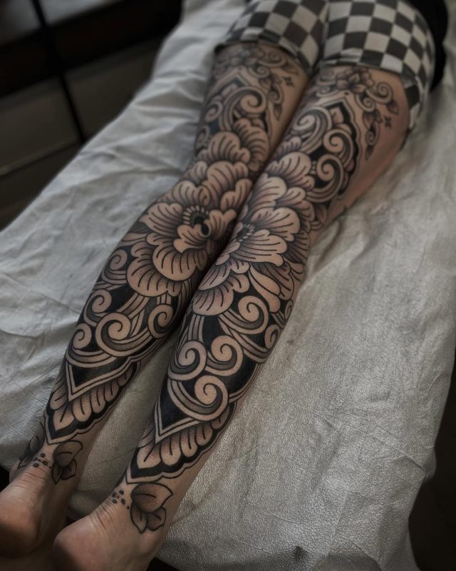 Ornamental Leg Sleeve