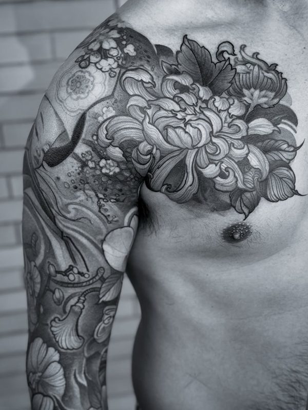 Floral Chest Piece