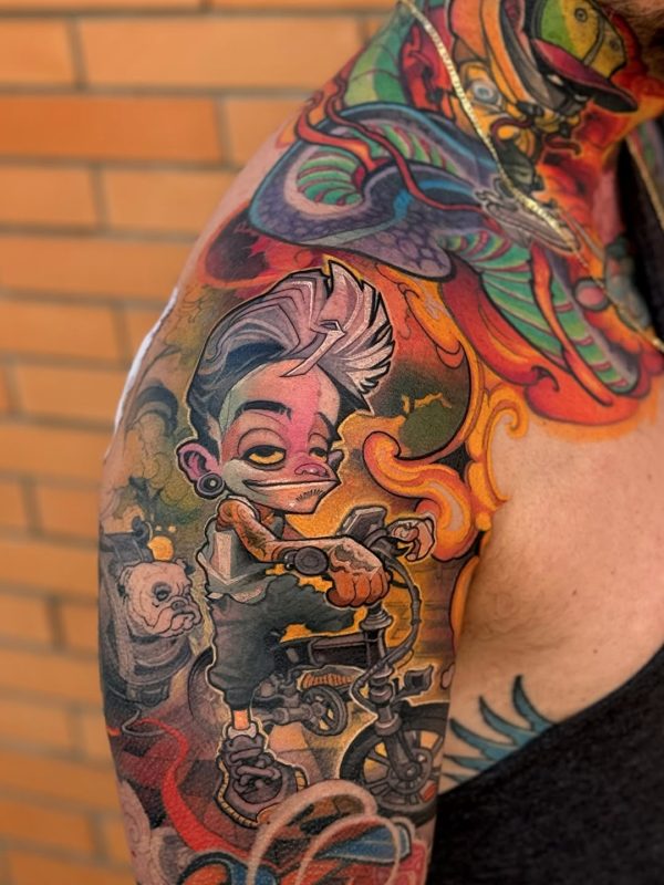 Cartoon Biker