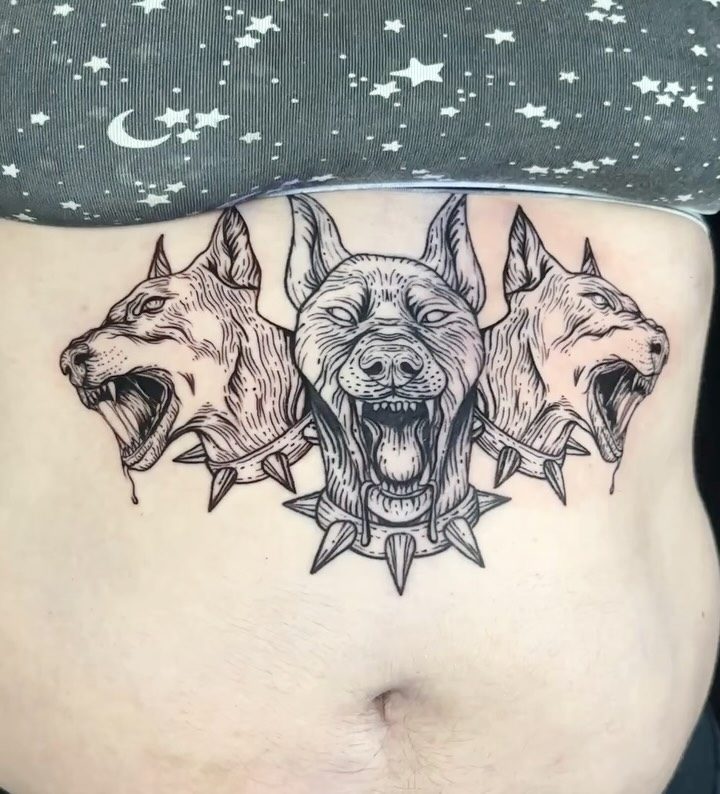 Three Dog Heads