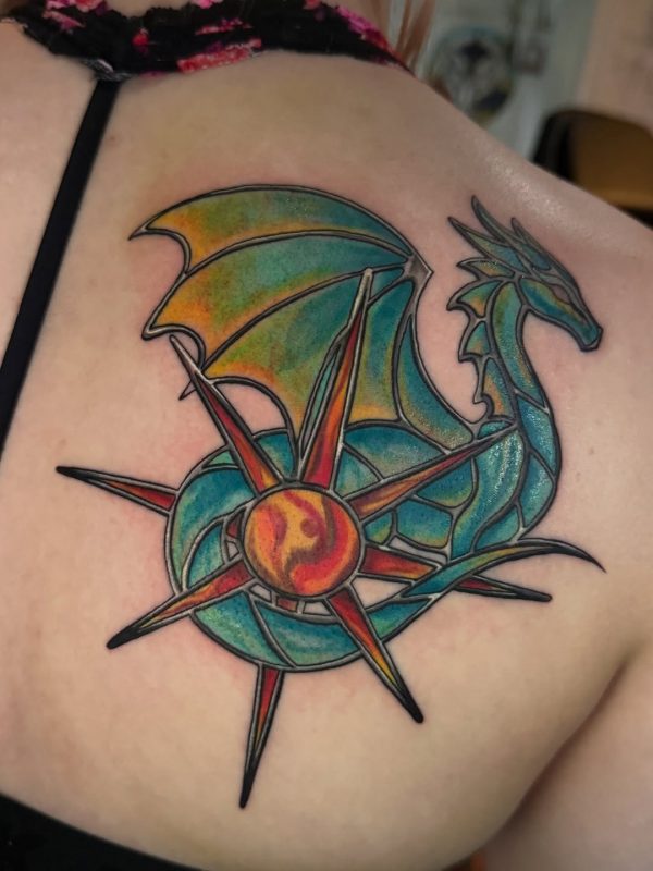 Colorful Dragon Compass