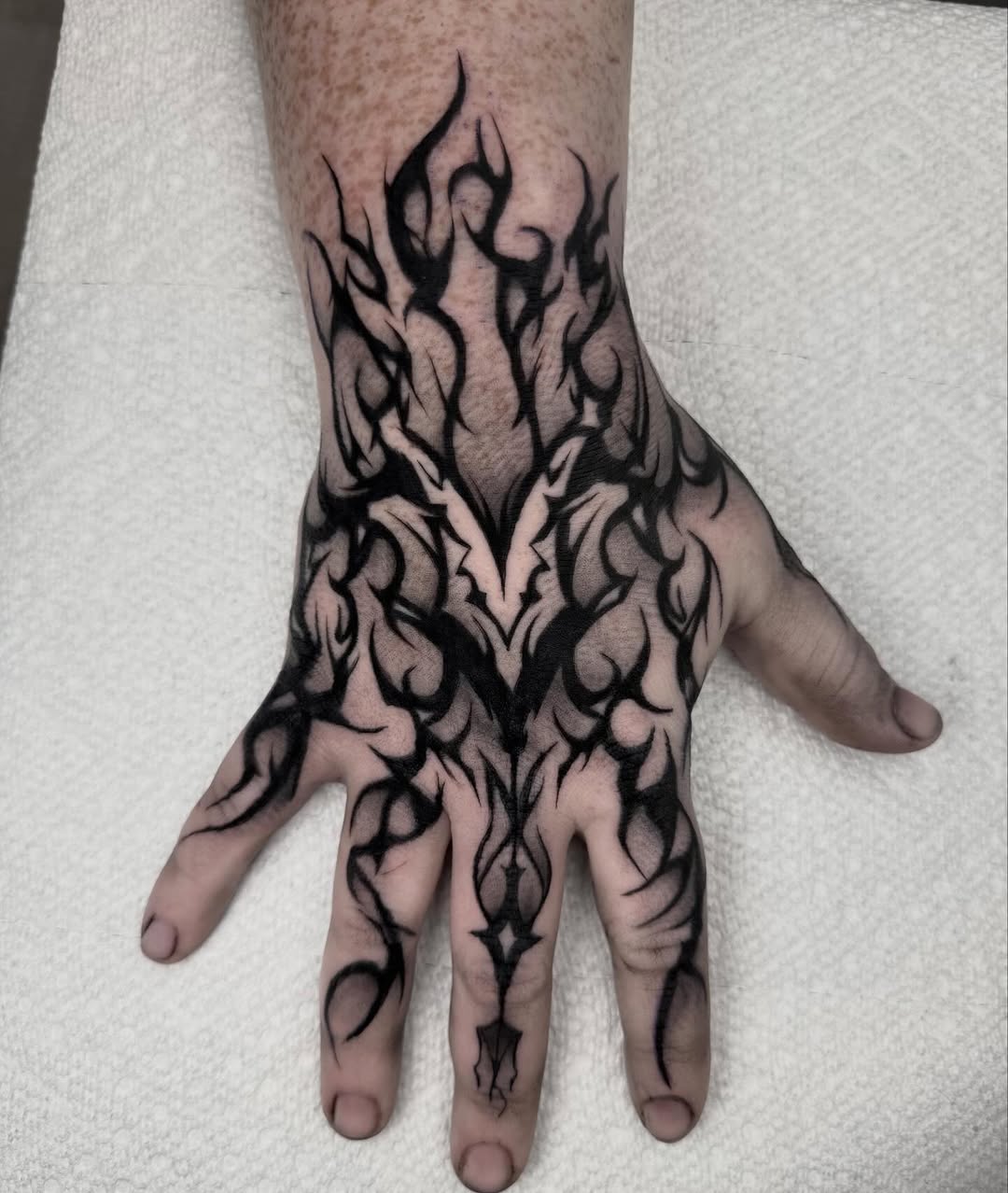 Tribal Flame Hand