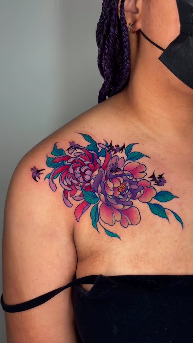 Floral Shoulder Piece