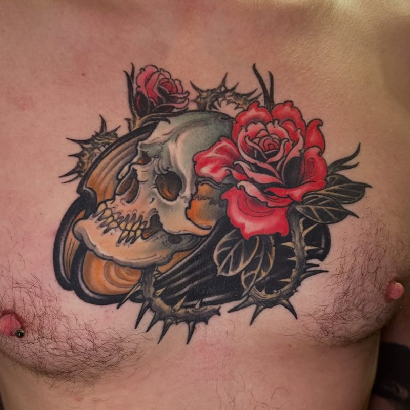Skull Rose