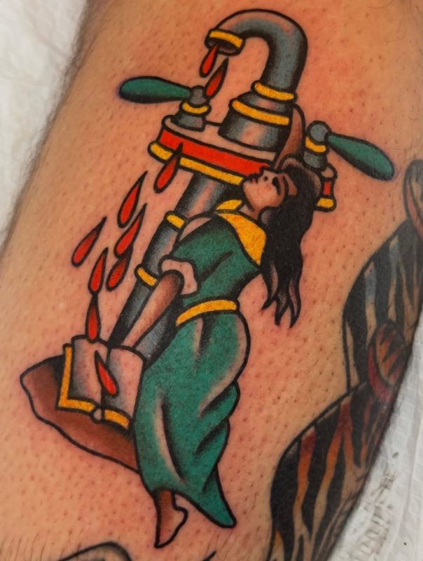Bleeding Faucet Woman