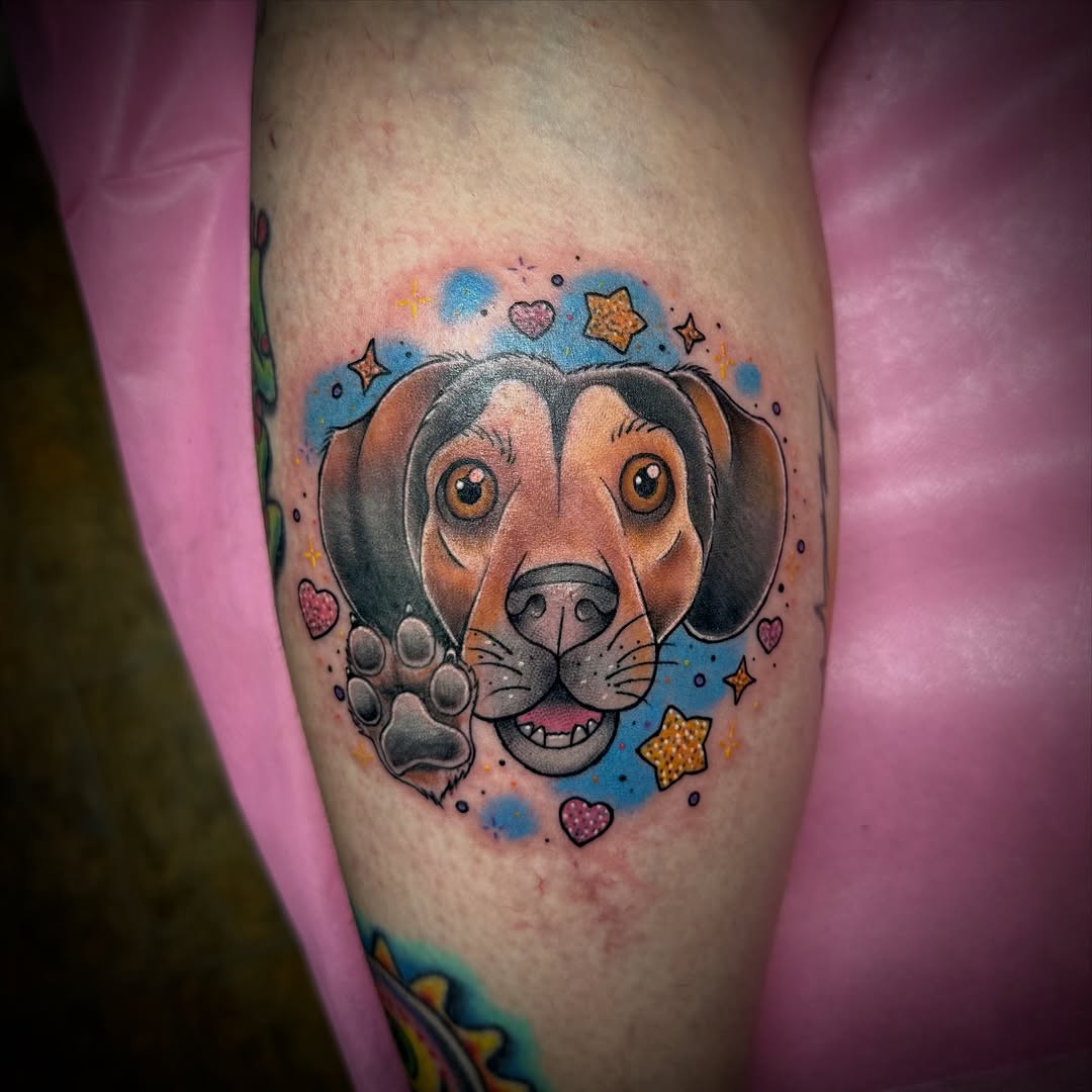 Playful Dog Portrait