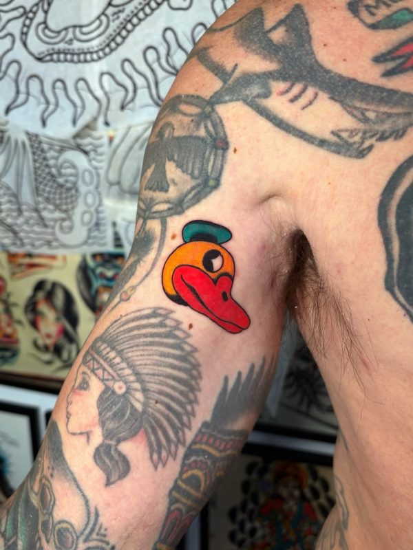 Cartoon Duck Head