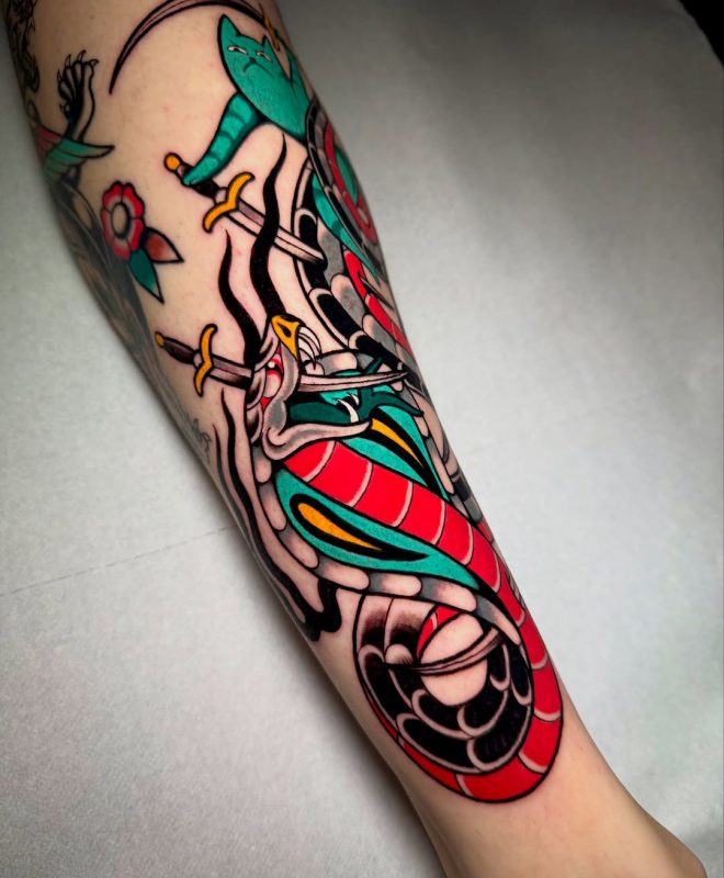 Snake and Daggers