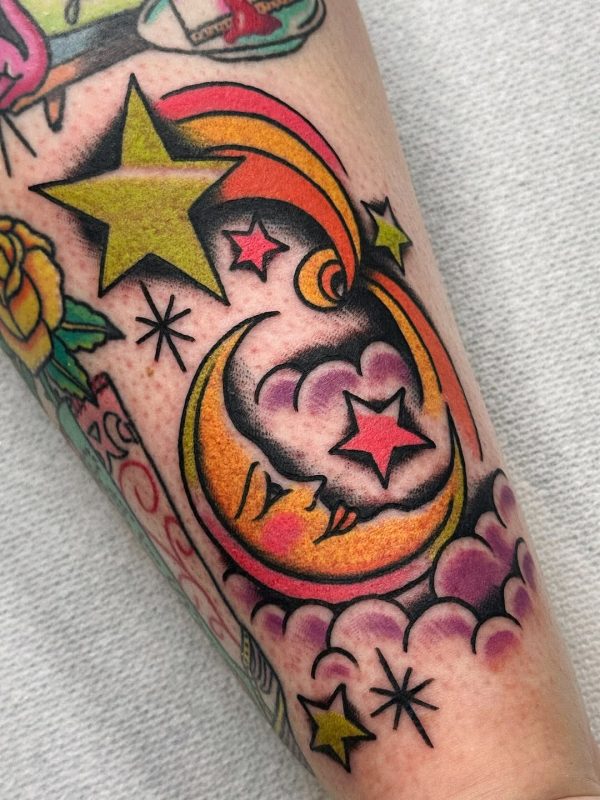 Moon and Stars