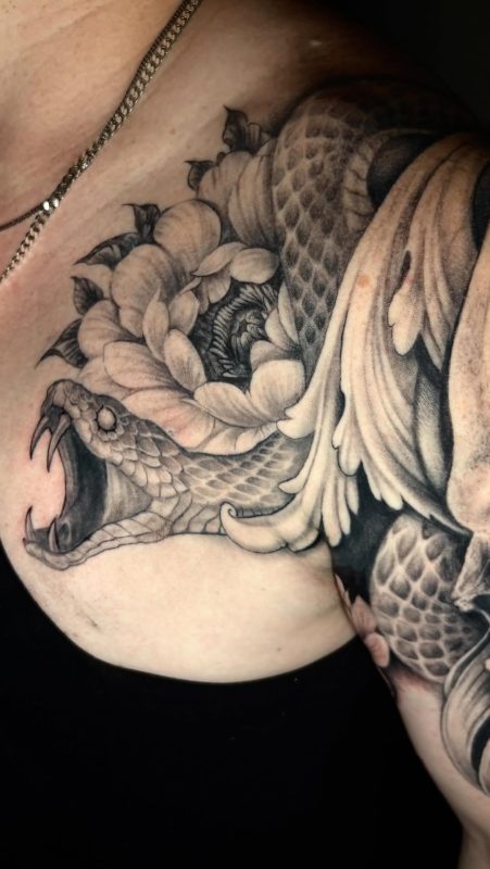 Snake and Flower