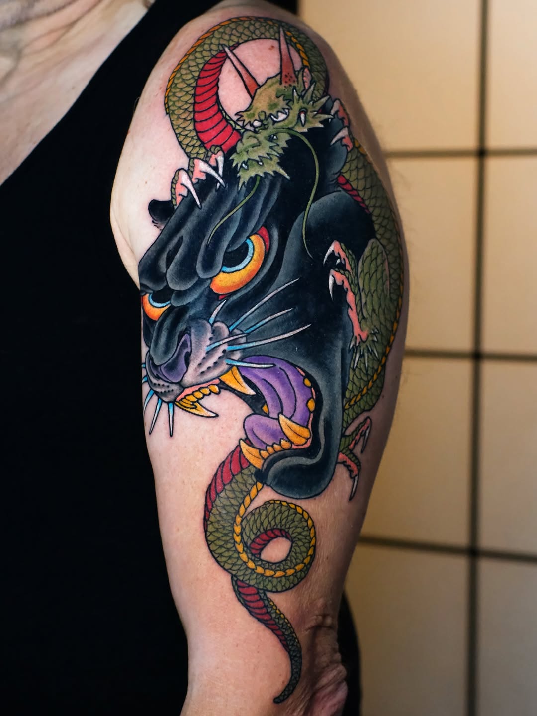 Panther and Dragon