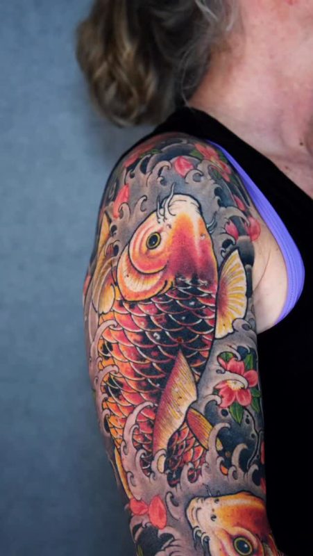 Koi Fish Sleeve