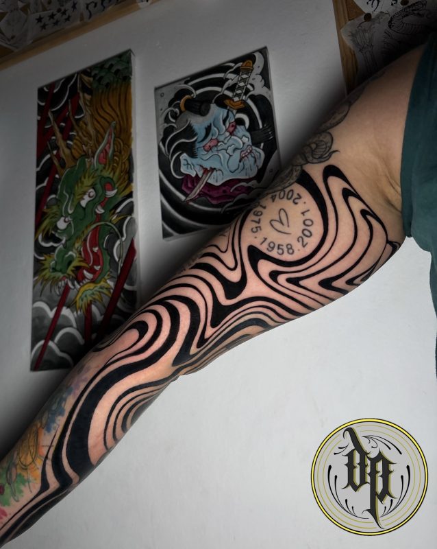 Blackwork Swirls
