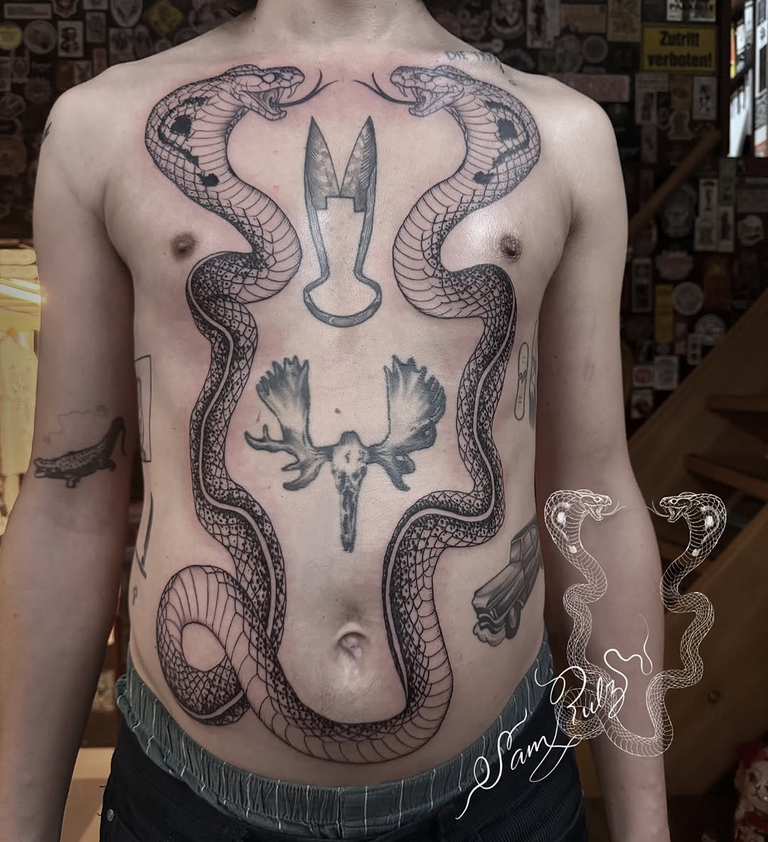 Twin Snake Stomach