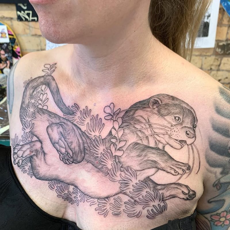 Etching Otter