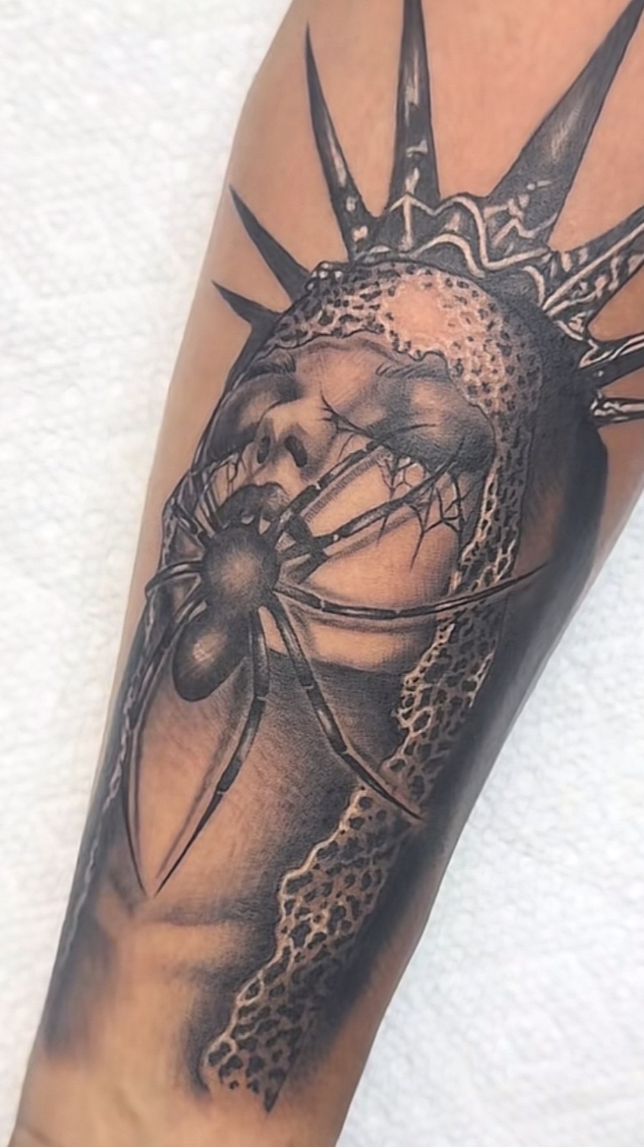 Custom Black & Grey Tattoo Design