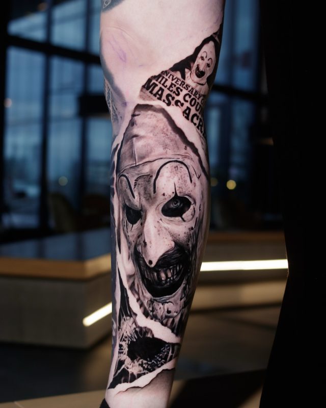 Creepy Clown Portrait
