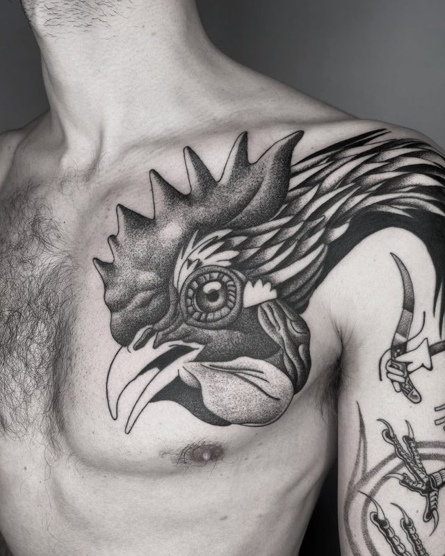Rooster Head