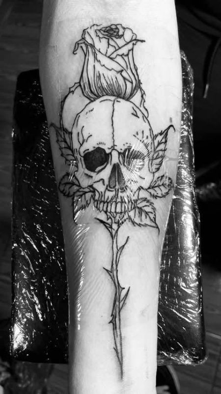 Skull Rose