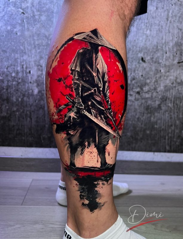 Samurai Red Moon