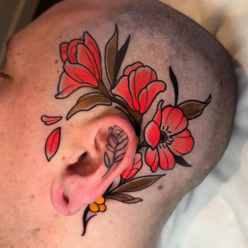 Floral headpiece