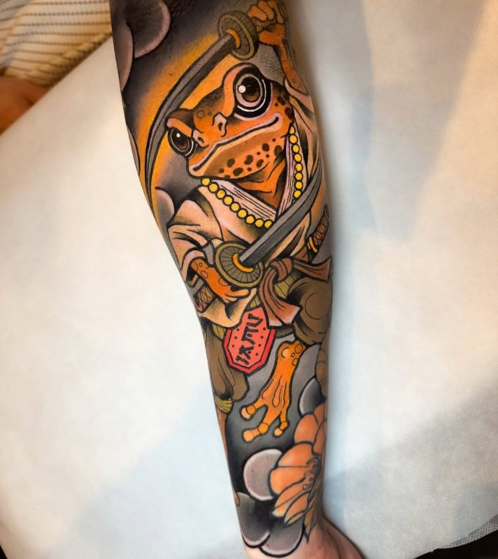 Samurai Frog