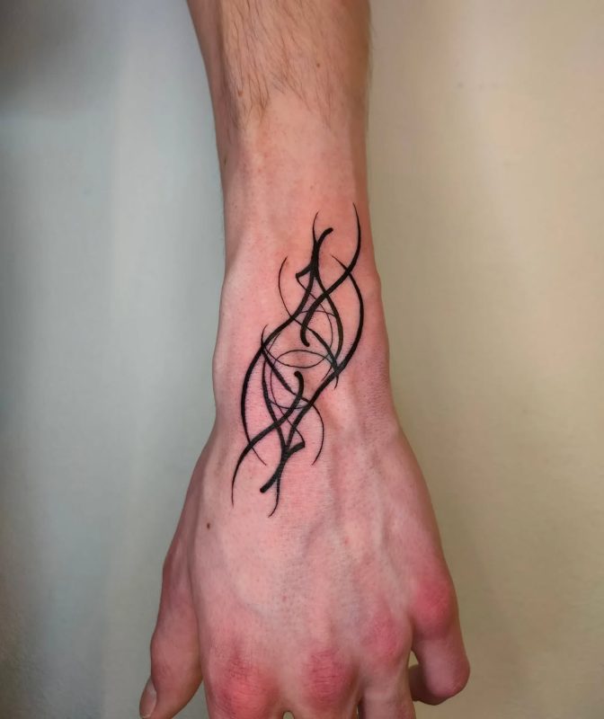 Abstract Blackwork