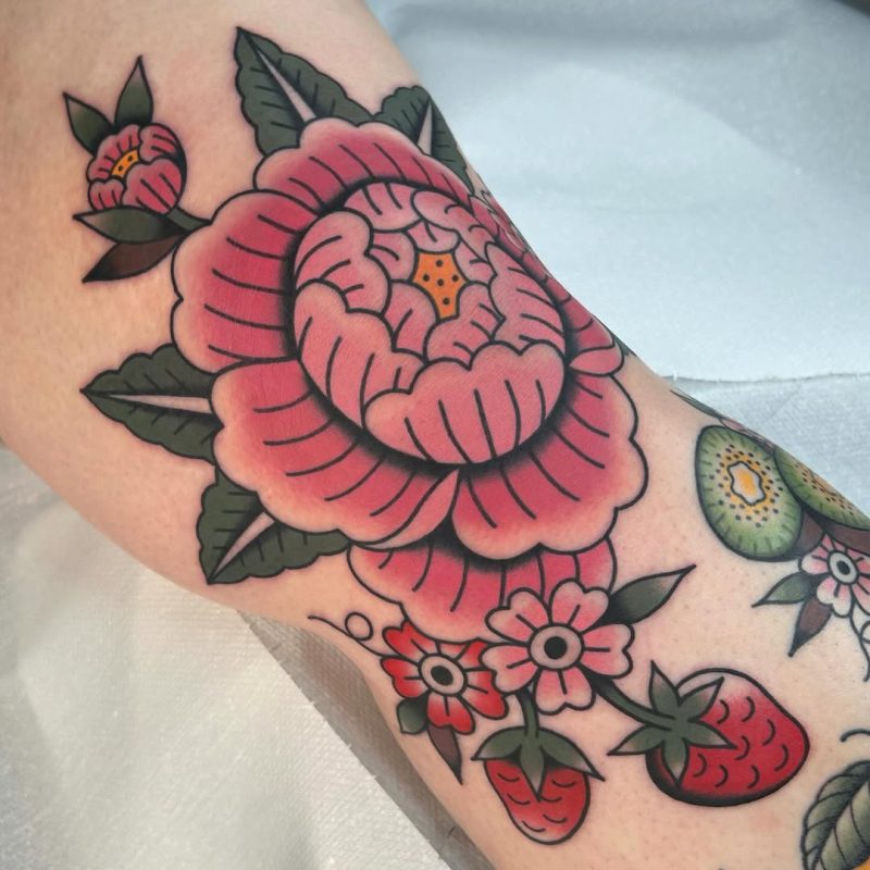 Floral Strawberry