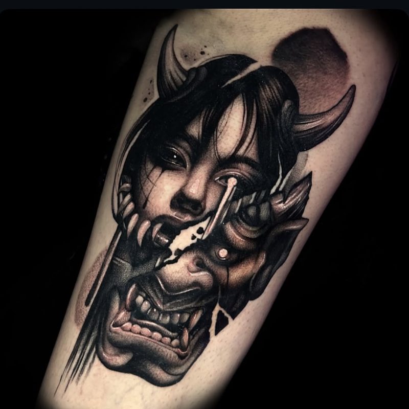 Demon Mask Face