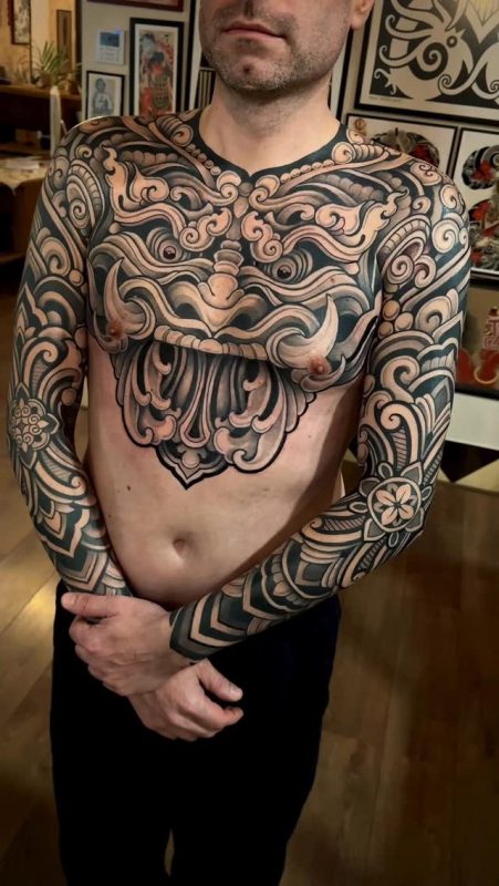 Polynesian Chest Piece