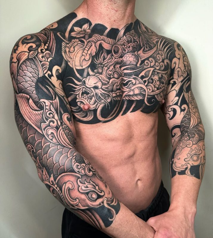 Japanese Dragon Chest