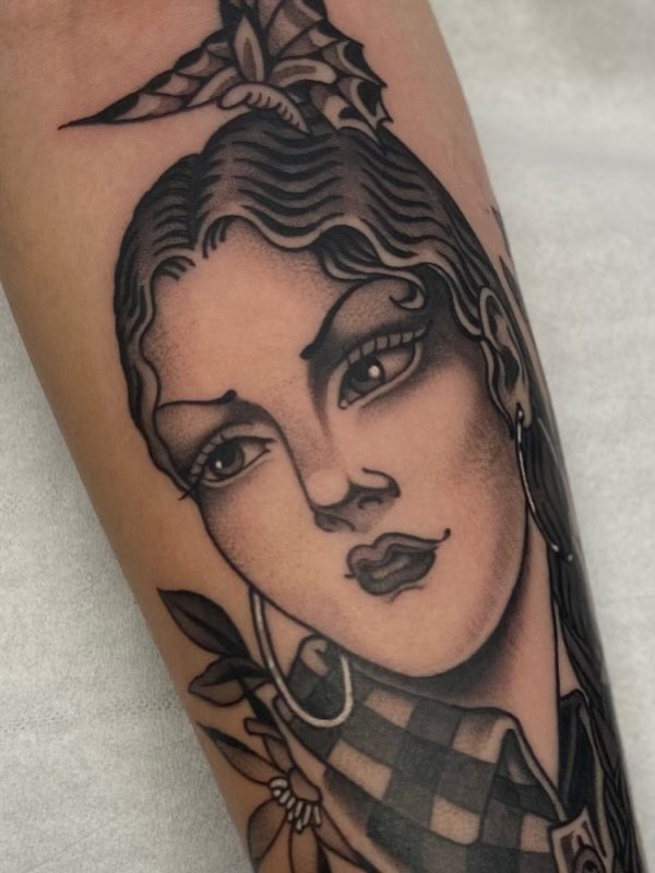 Black Gray Portrait