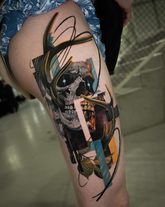 Abstract Skull