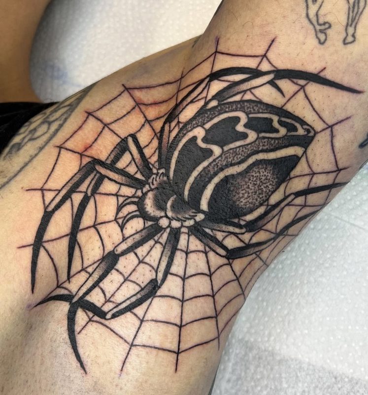 Blackwork Spider
