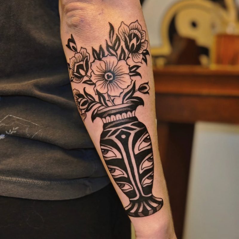 Blackwork Vase