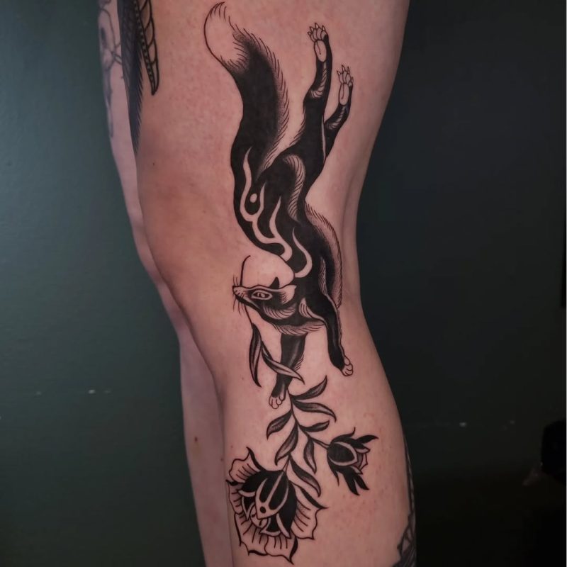 Blackwork Cat