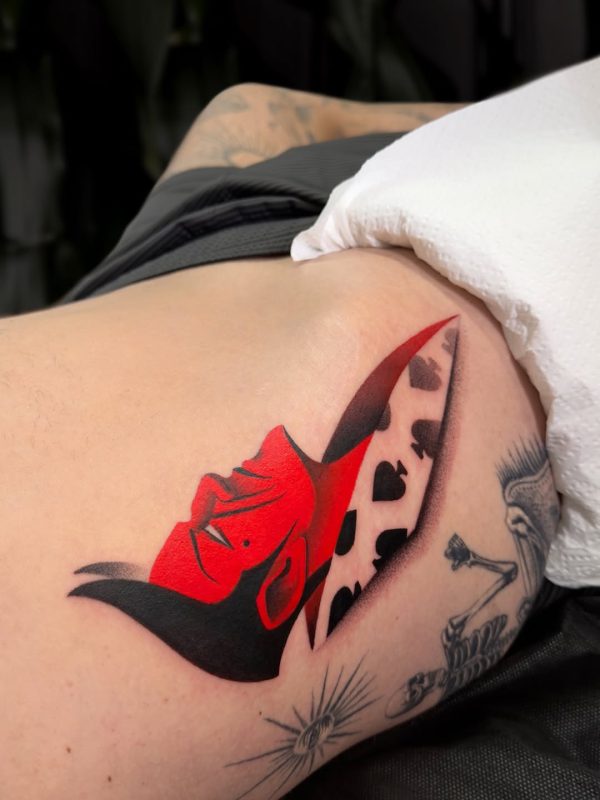 Red Devil Face