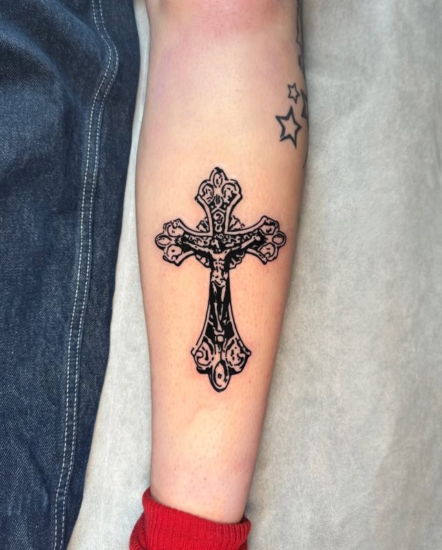 Ornate Black Cross