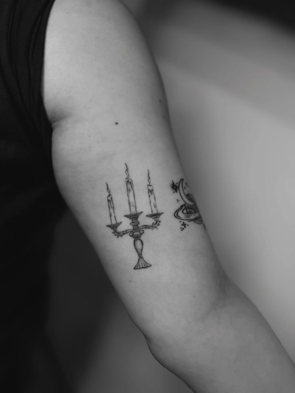 Candelabra Outline