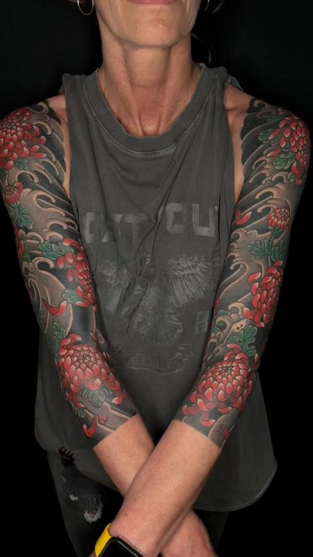 Japanese Floral Sleeves